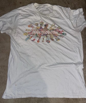 Vintage Nickelodeon Short Sleeve T-Shirt Large Vintage fit Graphic White