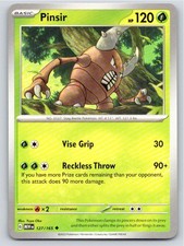 2023 POKEMON PINSIR 151 127/165 UC NM A86765 FREE S&H