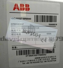 One New ABB Disconnect Switch OT630E03P 3P 630A 1SCA022718R8940