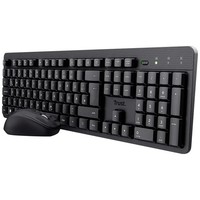Trust TKM-360 Kabellos Tastatur, Maus-Set GeräUscharme Tasten, Hotkey Funktion,