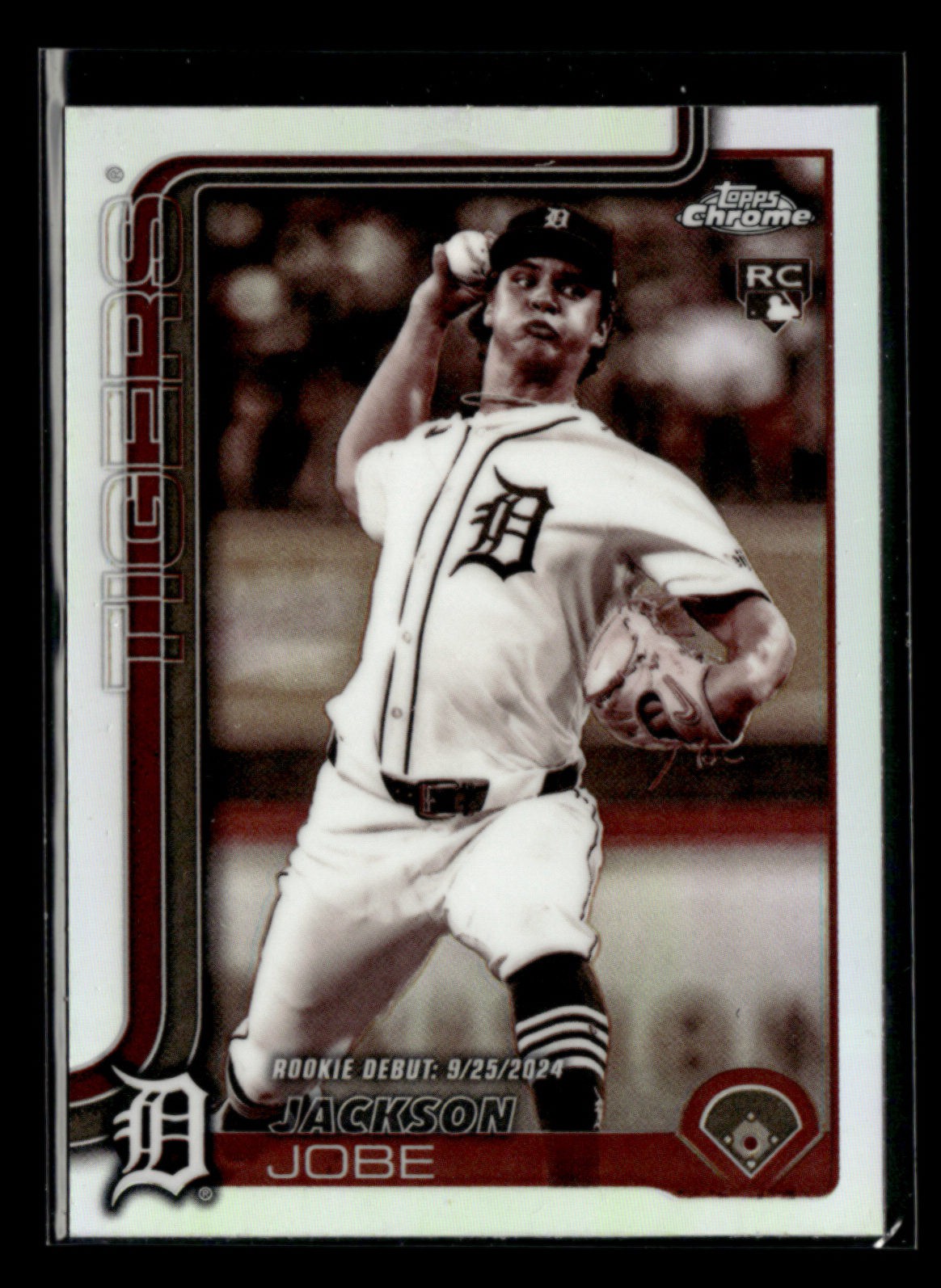 Jackson Jobe 2025 Topps Chrome Update Series RC Sepia Rookie Debut â‘ [xdD95