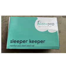 hiccapop Bed Rail Reinforced Steel Steel Construction White Toddler Safety Guard