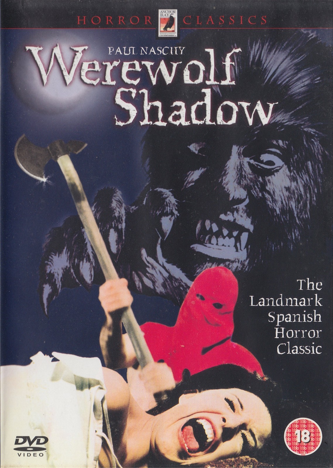 Werewolf Shadow Uncut Paul Naschy Anchor Bay NEW Region 2 DVD