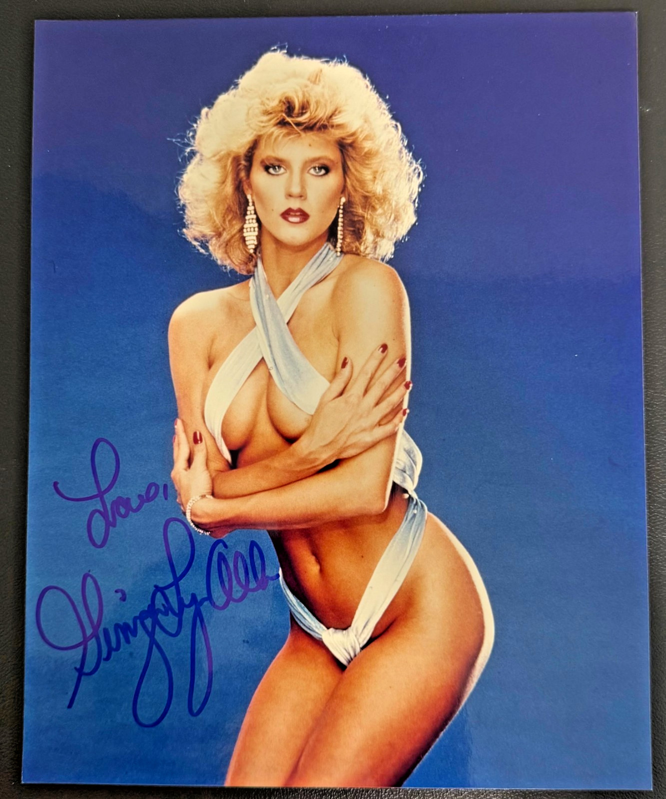 GINGER LYNN ALLEN Autographed 8x10 Photo Signed IN-PERSON Adult Film Actress