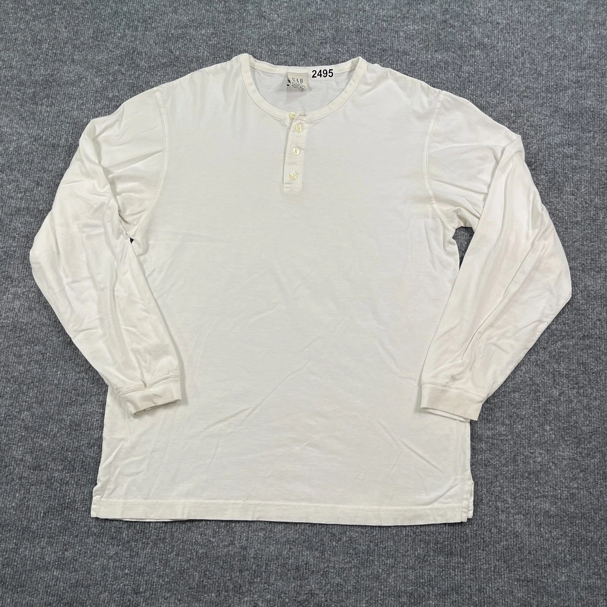 Gap Long Sleeve Solid T-Shirts for Men | eBay