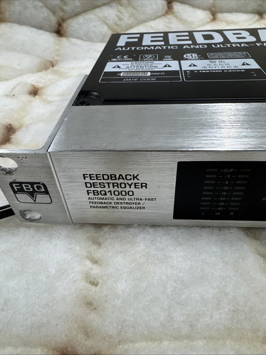 Behringer FBQ1000 Feedback Destroyer. Great Shape, Works Great! | eBay