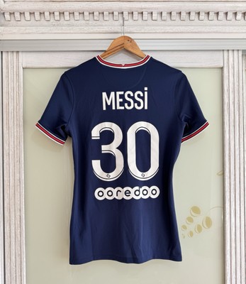Messi #30 PSG 2021-2022 Home Women's Soccer Jersey Football Kit