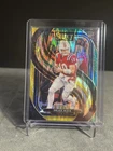 2024 Panini Select - Premier Level Drake Maye #113 Green & Yellow Shock Prizm