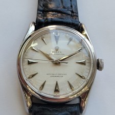 Rolex Oyster Perpetual 5018 Bombay 1940s 33mm Mens Bubble Back Automatic RA831