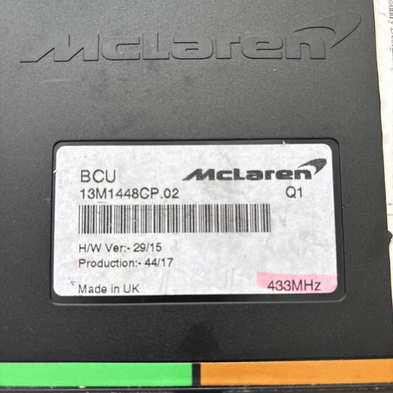 McLaren 570S 2016-2021 Body control module P/N 13M1448CP02