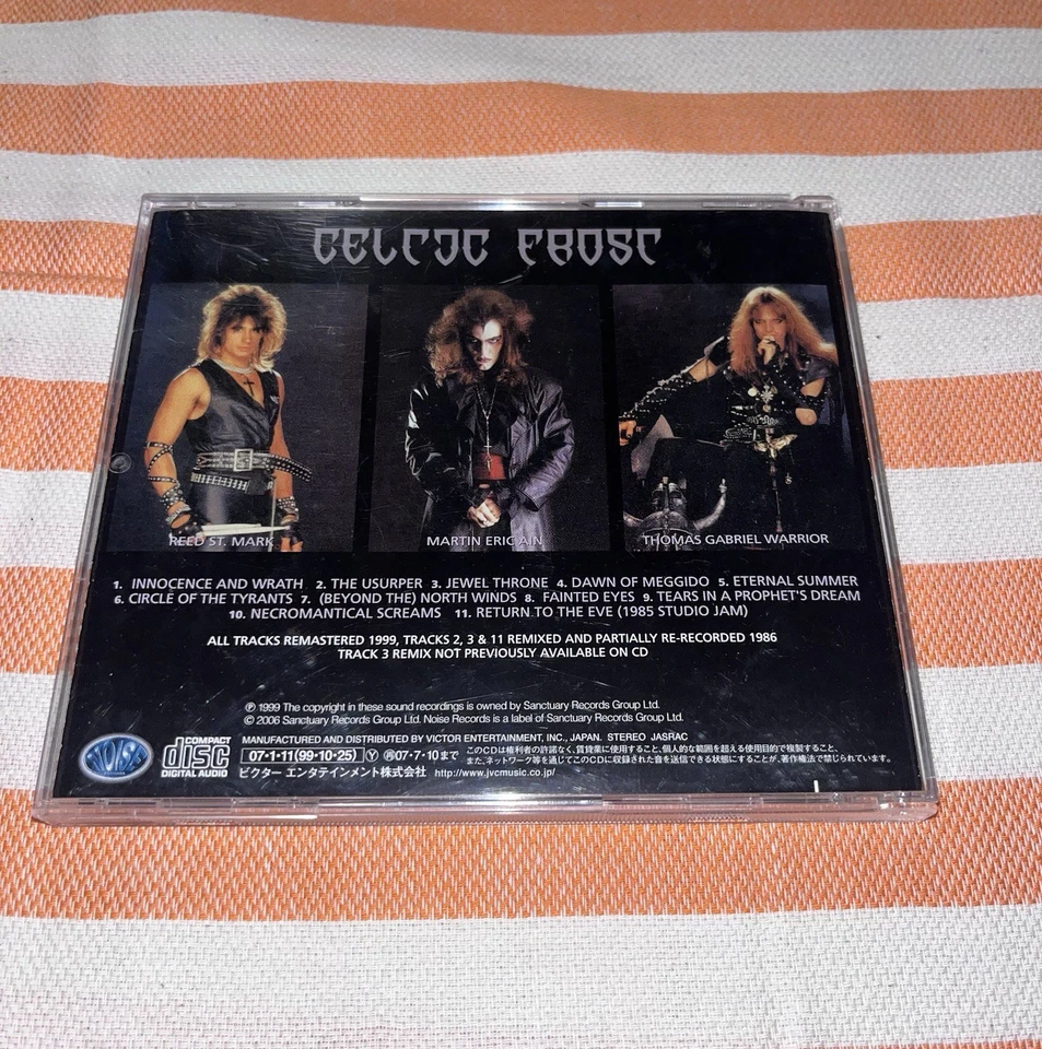 Celtic Frost - To Mega Therion Japan CD w/ OBI, 2 Inserts,  & Sticker VICP 63682 Foto 3 de 4