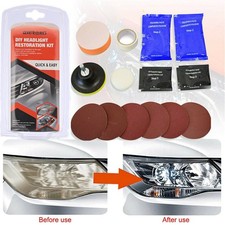 Car Headlight Lens Restoration Repair Kit Polishing Cleaner Cleaning Tools Mnned