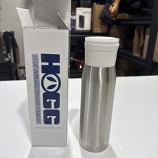 HOGG White Bluetooth Speaker tumbler with USB charger 22oz