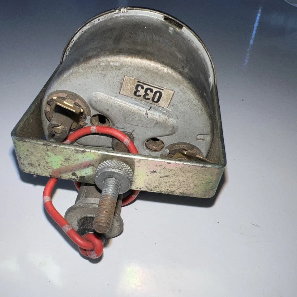 Smith Black Oil Pressure Gauge 0-60 LB/0 Black Bezel replica mechanical  - Image 3 of 4