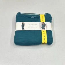 Carole Hochman Midnight Women's 3-Piece PJ Set, Teal, Size S