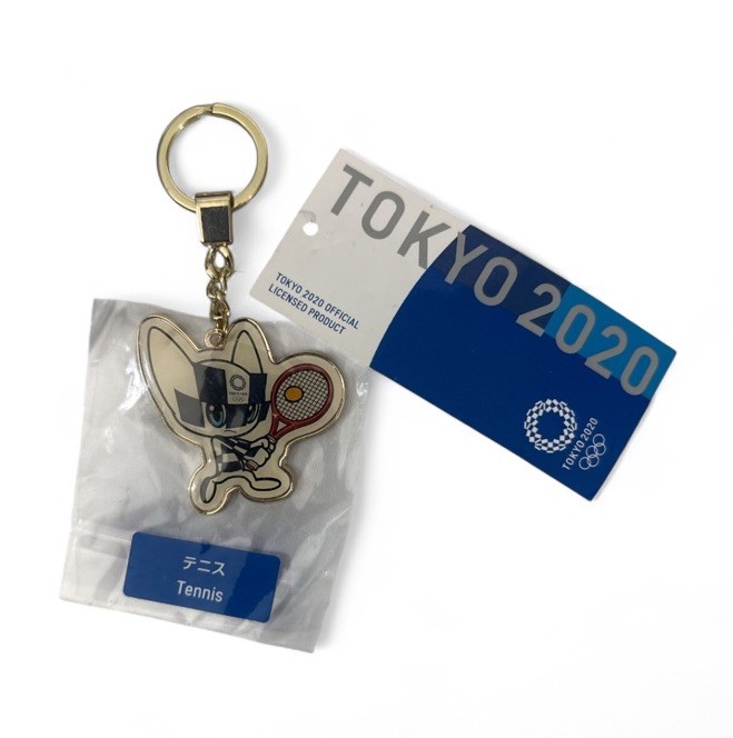 2020 Tokyo Olympics Game Keychain Miraitowa Mascot Table Tennis