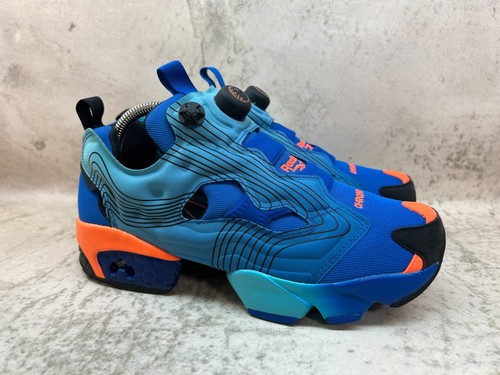 Reebok Chromat Instapump Fury Blue Fy0826 US 7,5 UK 6,5 - Foto 2 di 12