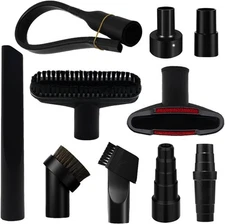 10 PCS Universal Vacuum Attachments Brushes Kit for Shop Vac Accessories