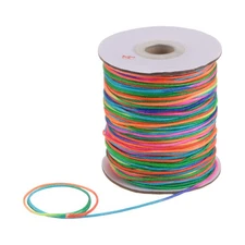 1.5mm Nylon Satin Cord 150 Yards Bracelet String Beading Thread Colorful
