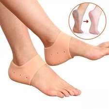 2 Pieces Heel Silicone Protector Protective Sleeve Heel Spur Pads for Relief Pla