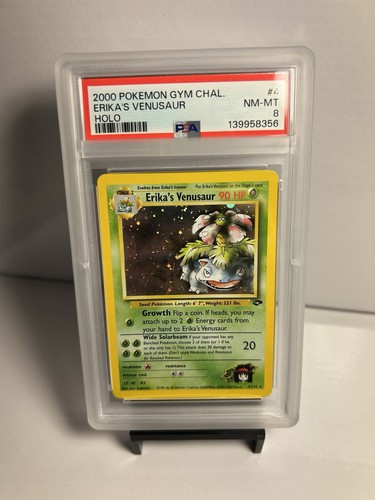 Erika's Venusaur (Unlimited) graded PSA 8 for sale on eBay