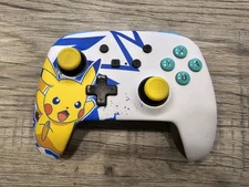Nintendo Switch Pickachu Controller Power A Wired (USB-C) Back Buttons Pokemon