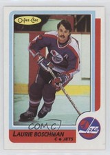 1986-87 O-Pee-Chee Laurie Boschman #184 0a4