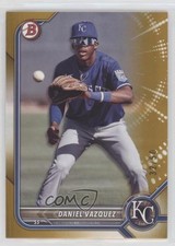 2022 Bowman Draft Gold 32/50 Daniel Vazquez #BD-74 1bi0