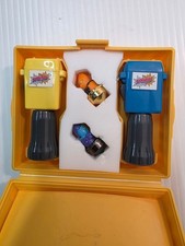 Vintage 1987 Tomy Parker Brothers Spinjas Yellow Arena With 2 Launchers