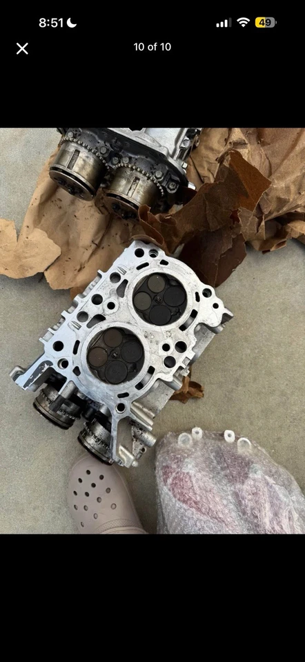 Par de culatas Subaru 2.0 BRZ Toyota 86 FR-S 2013-2020 SIN CARGA CENTRAL Foto 4 de 4