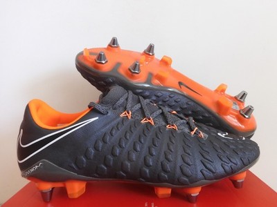 Nike Hypervenom Phantom 3 Elite SG-Pro ACC Grey Total Orange Sz 6.5 [AH7400-081]