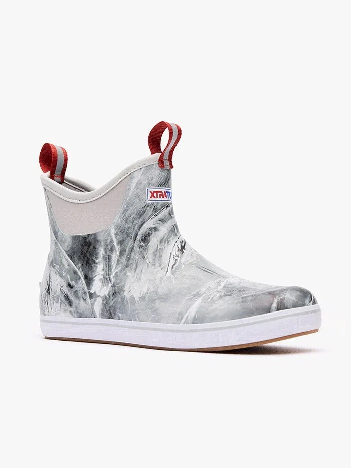 Xtratuf XMAB-MOH Mens Ankle Boot size 10 White Camo *DISPLAY MODEL SALE*