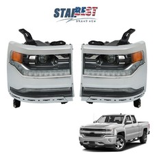 Headlight For 2016-2018 Chevrolet Silverado 1500 LED Headlamp Right&Left Side