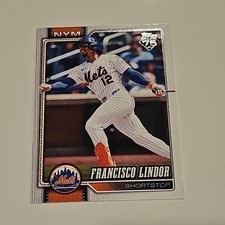 TOPPS 2024 206 FRANCISCO LINDOR #123 METS MLB BASEBALL CARD BASE SET
