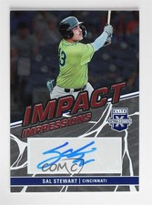 2023 Panini Elite Extra Edition Impact Impressions Sal Stewart #II-SST Auto n0j