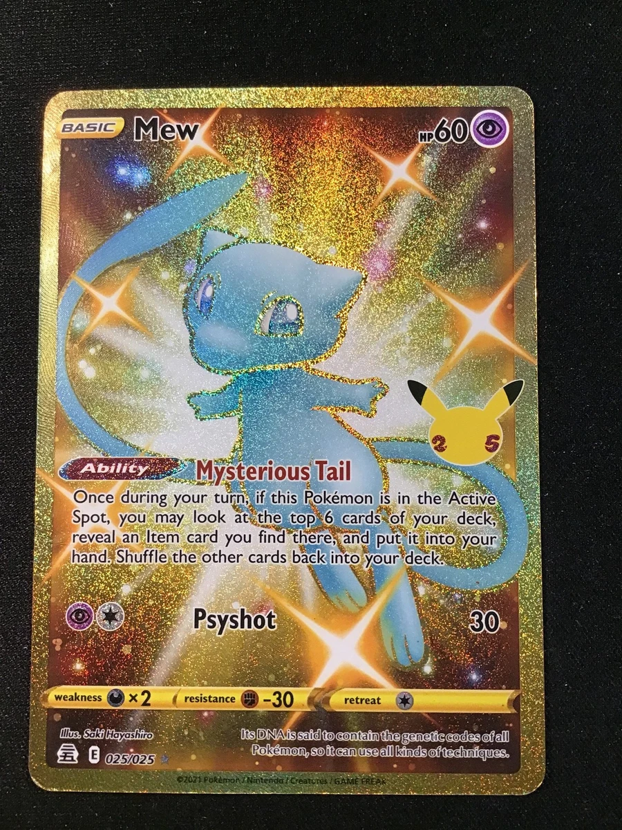 Mew 025/025 Celebrations for sale | eBay