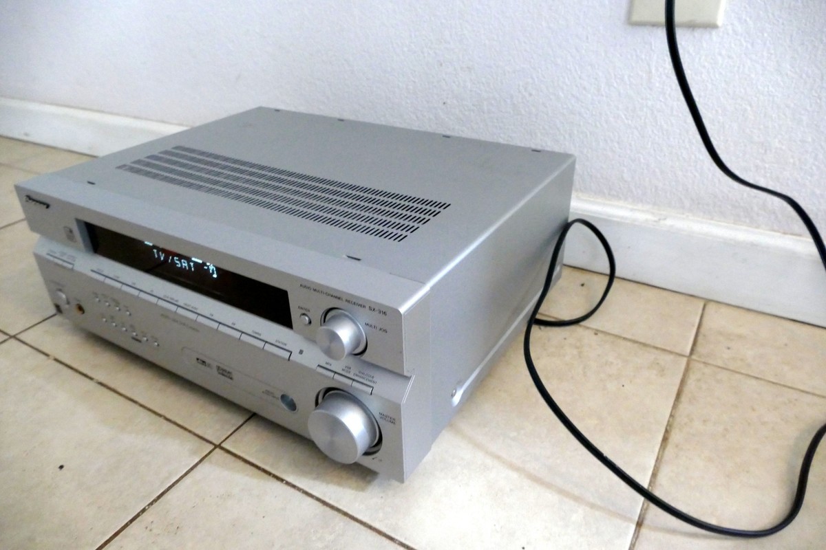 Pioneer SX 316S 6.1 Channel 600 Watt Receiver for sale online | eBay