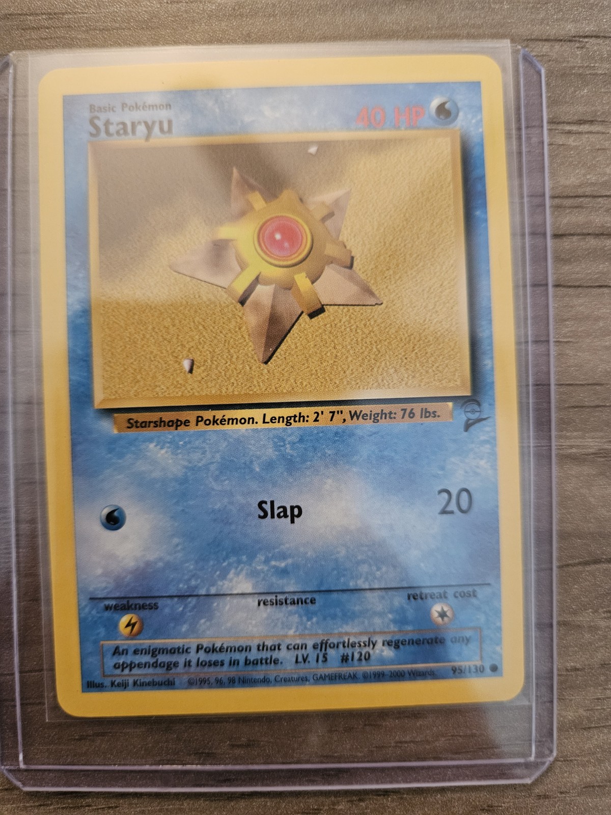 Pokemon Base Set 2 Staryu 95/130 Excellent Condition