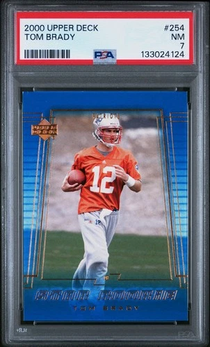 2000 Upper Deck Tom Brady Star Rookie PSA 7