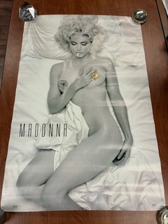 Madonna Vintage Poster from Erotica Album Era Early 90's 35" x 23" Nude