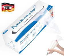 Gro&szlig;es Einweg Spritzbeutel Set f&uuml;r Cake Dekorieren und Backen, 100 St&uuml;ck