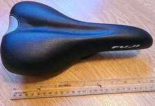 FUJI VELO Saddle Black & Silver Excellent Condition 