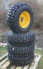 12-16.5 SKS-4 Lifemaster Style Skid Steer Tires/Rims for New Holland LS180 &more