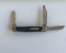 RARE VINTAGE BUCK FLUTED BOLSTER 301 STOCKMAN KNIFE USED D23, Fast Shipping!!!