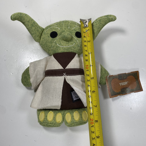 Disney Parks Jedi Yoda Knit Plush Star Wars Galaxy’s Edge Small 9” New - Bild 6 von 6