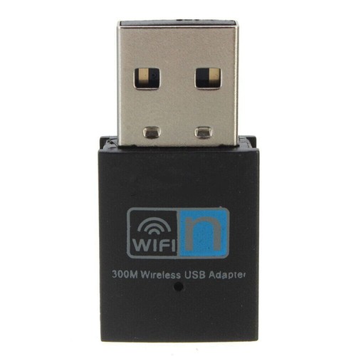 300Mbps Mini Wireless USB Wi-fi Wlan Adapter 802.11 b/g/n Network LAN Dongle New - Picture 1 of 7