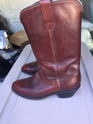 Wolverine Mens Roper Cowboy Western Boots Sz 10D Brown  display picture 1
