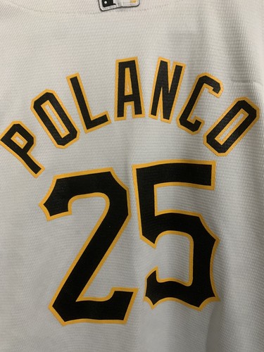 Gregory Polanco Pittsburgh Pirates Jersey Youth XL (Adult M) White Majestic MLB - Picture 3 of 8