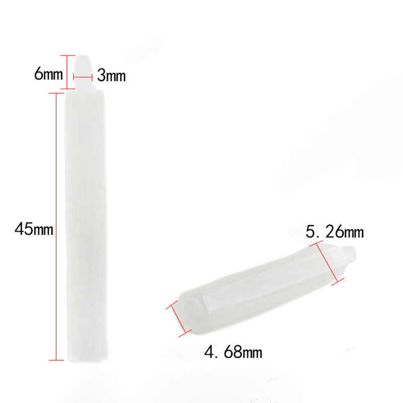 100 Stück Distanzhülsen M3 - 10mm Schwarz Kunststoff Abstandhalter