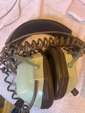 Koss K-6 LC Stereo Headphones Brown Corded Volume Great Condition!